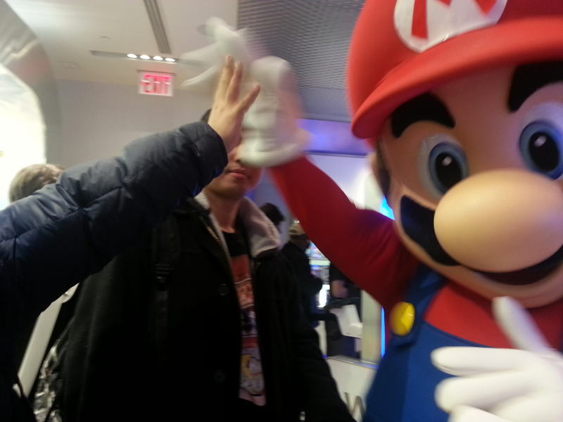 Illustration for article titled The Link Between Super Mario 3D Worlds Launch Event at Nintendo World, NYC